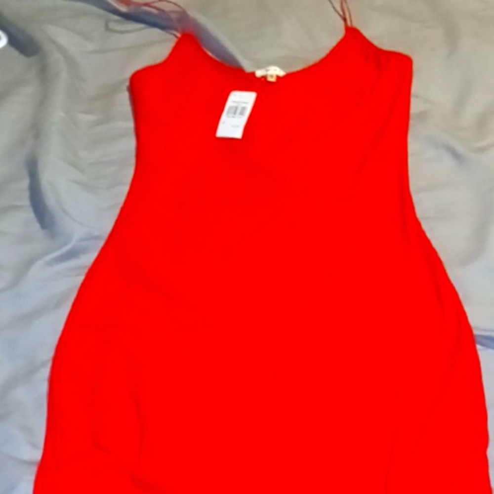 Ribbed knit Spaghetti Strap Bodycon Dress